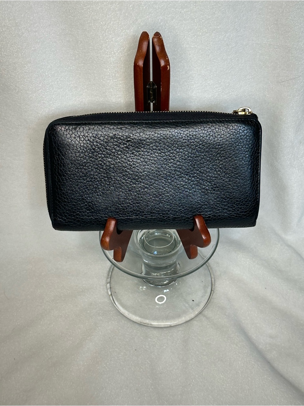Louis Vuitton Black Leather Portefeuille Taurillion Comete Long Wallet w/ Pink - Picture 2 of 16